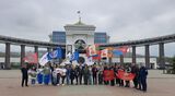Сахалинские профсоюзы совместно с партнерами провели Патриотический авто/мотопробег "Звезда Победы"