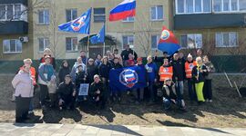 На Первомай в Сахалинской области появилась первая в истории островного региона &laquo;Аллея профсоюзов&raquo;!