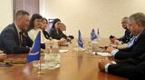 Лидеры профсоюзов Сахалинской области провели рабочую встречу с депутатом Государственной думы Российской Федерации Георгием Карловым